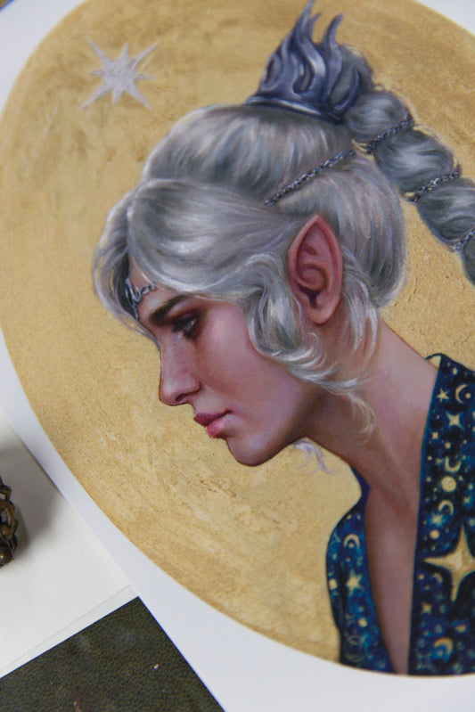 God's favorite princess - Luxury Postcard Print A5