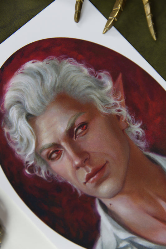 The Pale Elf - Luxury Postcard Print A5