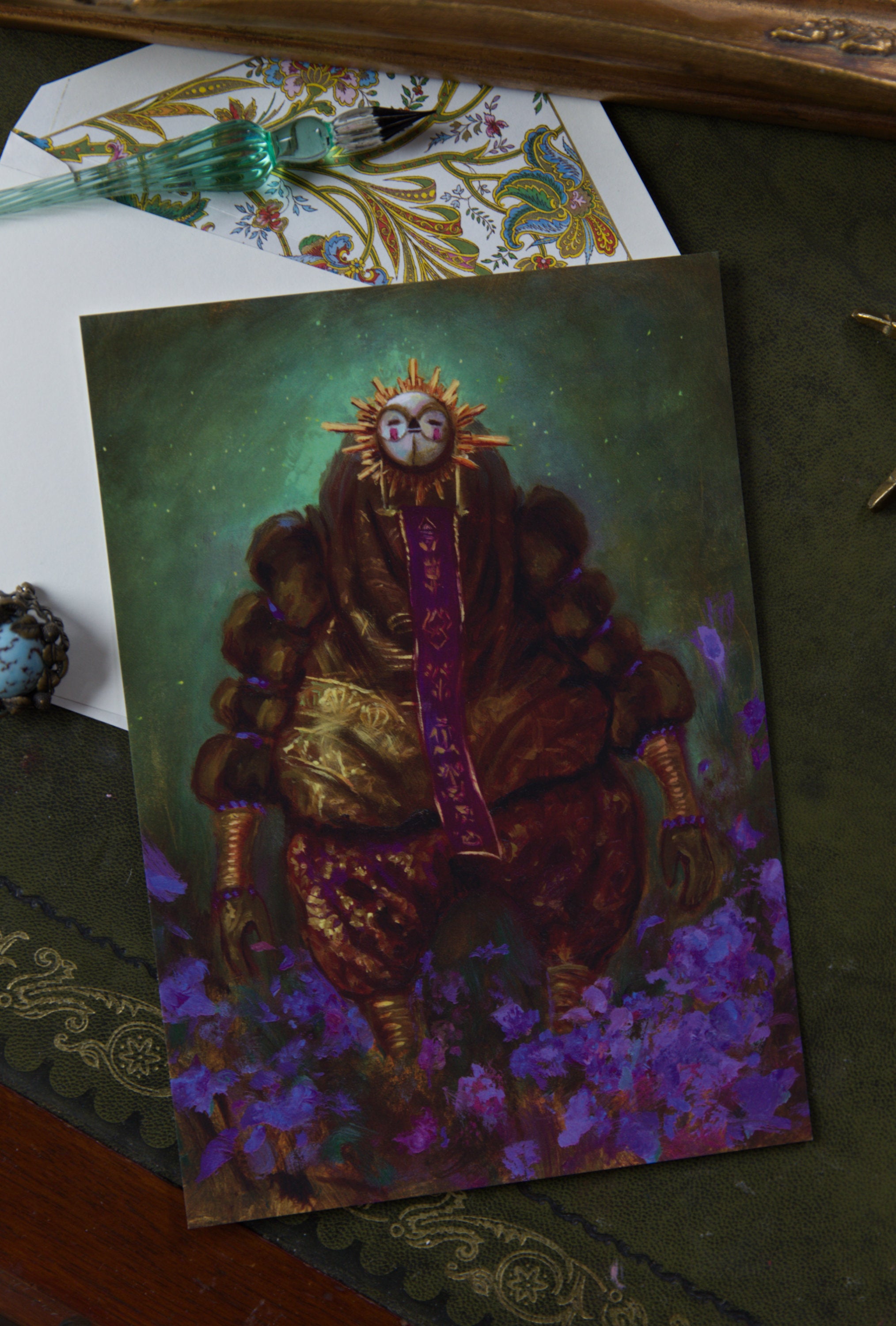 Giant Marshmallow - Luxury Postcard Print A5