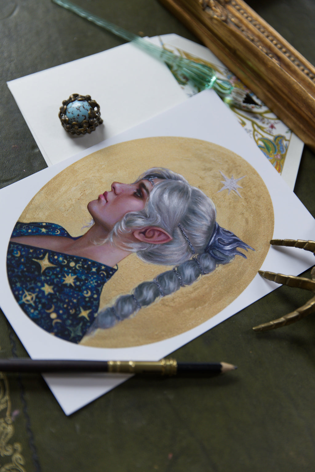 God's favorite princess - Luxury Postcard Print A5