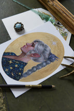 God's favorite princess - Luxury Postcard Print A5