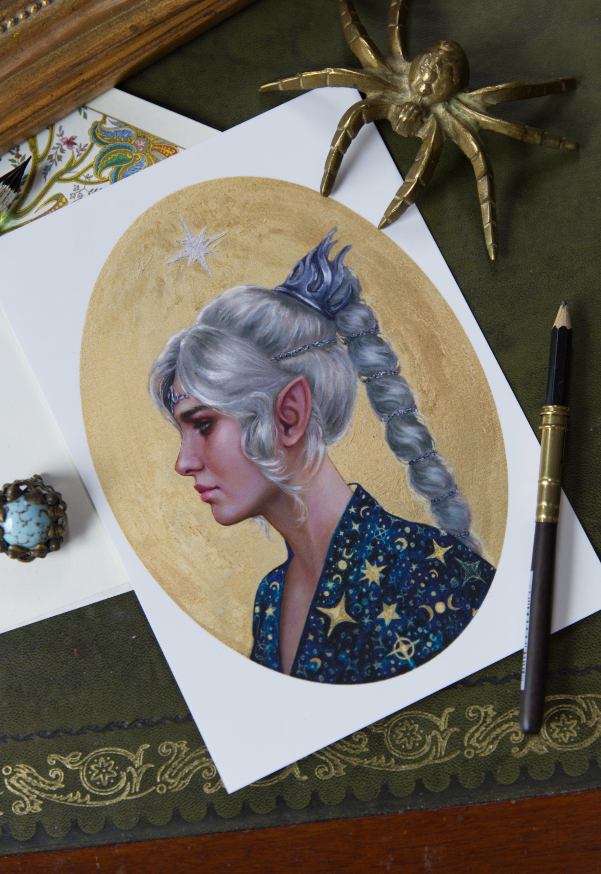 God's favorite princess - Luxury Postcard Print A5