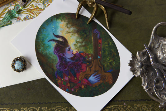 The Bard - Luxury Postcard Print A5