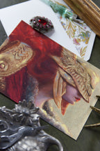 Red Flower - Luxury Postcard Print A5