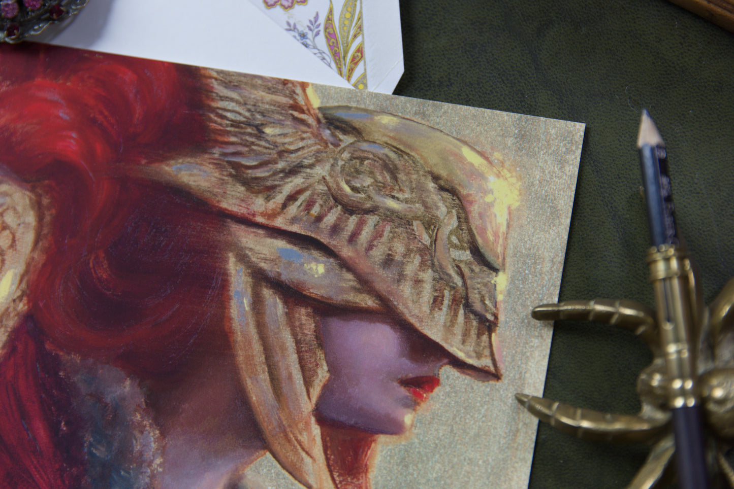 Red Flower - Luxury Postcard Print A5