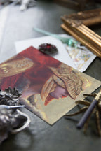 Red Flower - Luxury Postcard Print A5