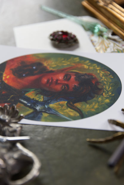 The Barbarian - Luxury Postcard Print A5