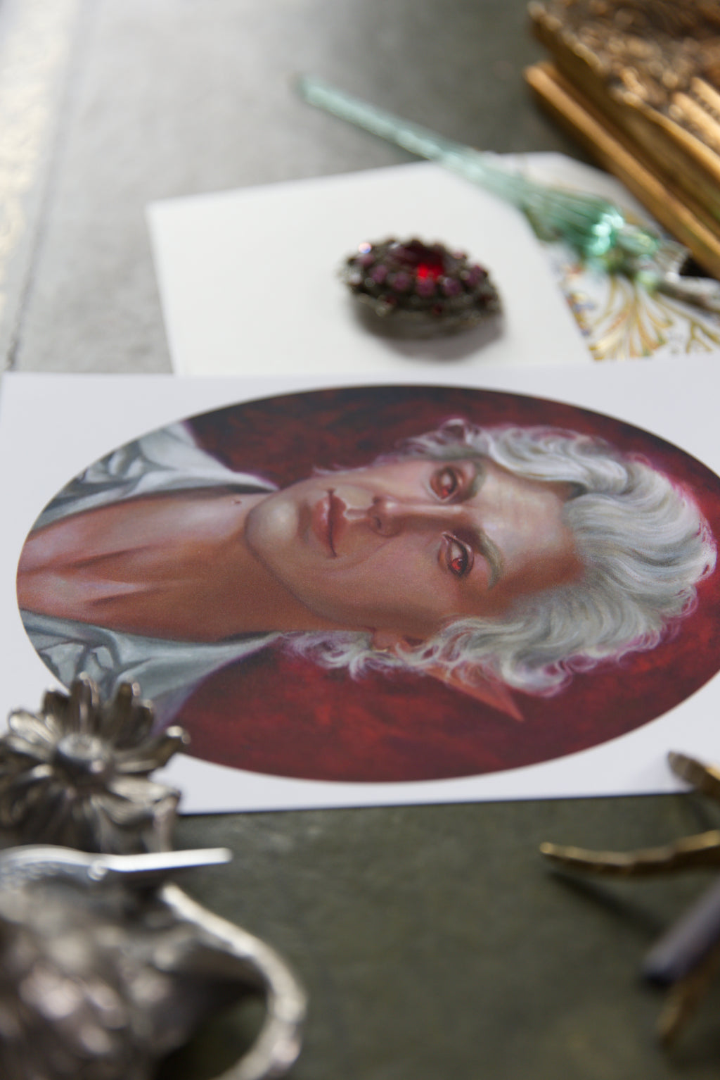 The Pale Elf - Luxury Postcard Print A5