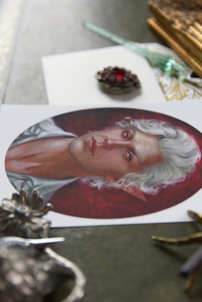 The Pale Elf - Luxury Postcard Print A5