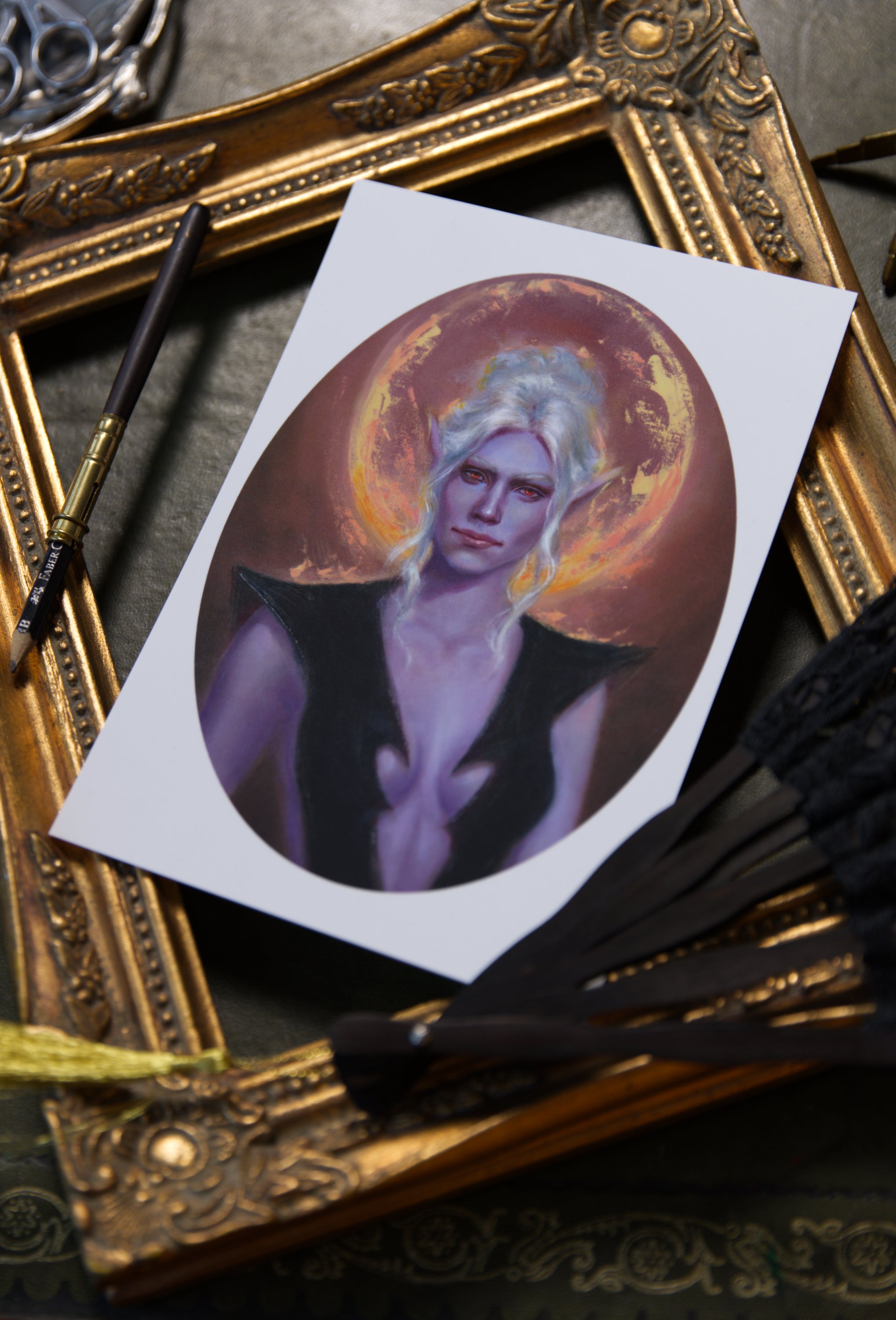 The Paladin - Luxury Postcard Print A5