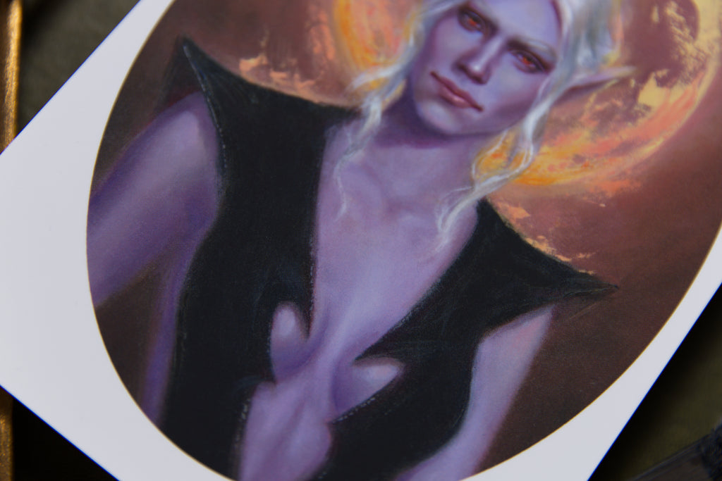 The Paladin - Luxury Postcard Print A5