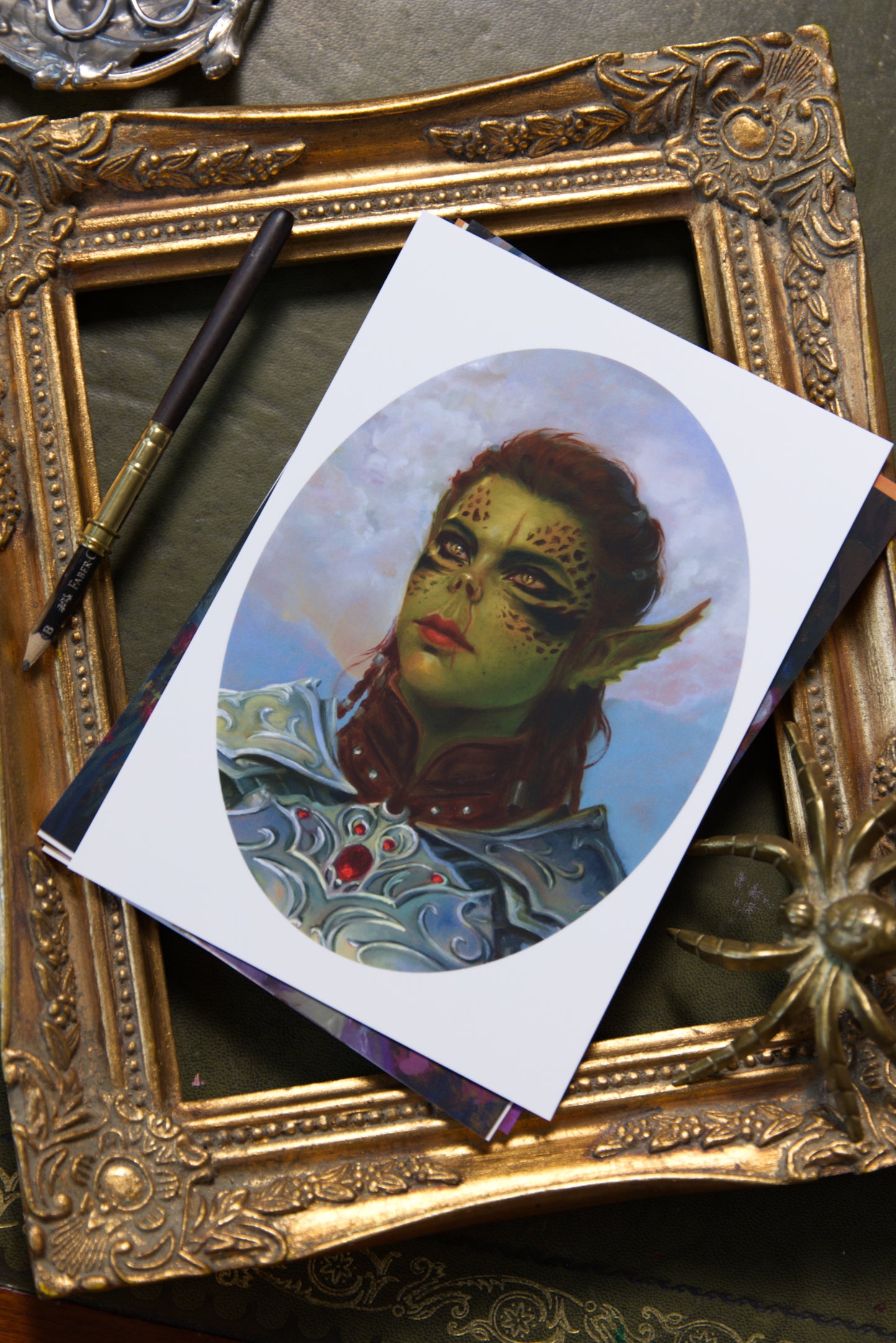 The Warrior - Luxury Postcard Print A5