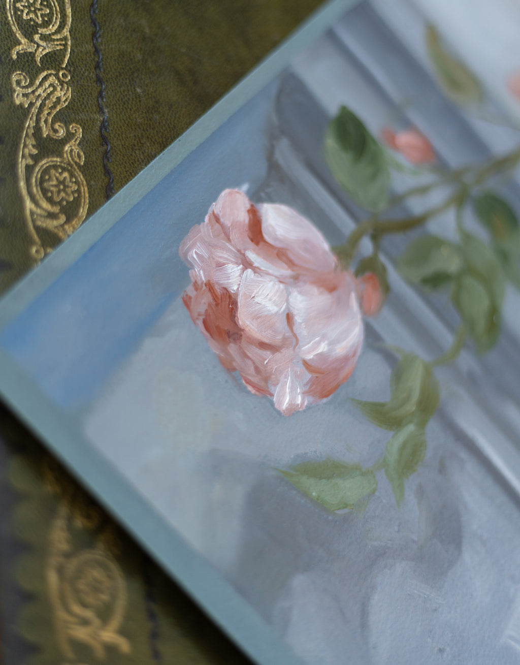 Rose Study Oil Painting