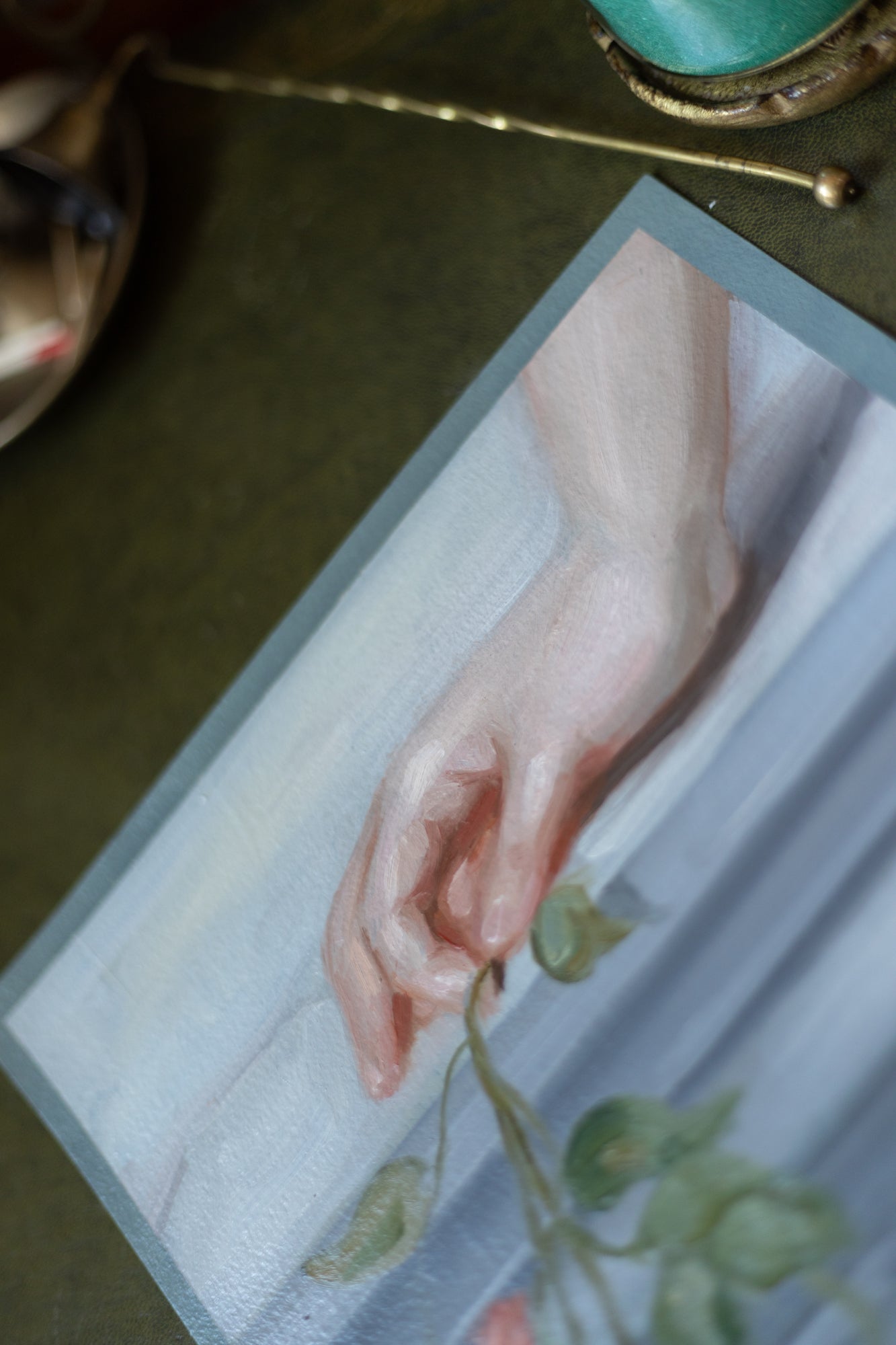 Rose Study Oil Painting