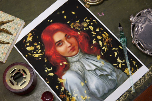 Burning Canvas - Poster - Open Edition