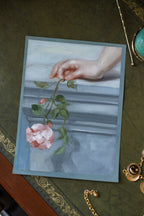 Rose Study Oil Painting