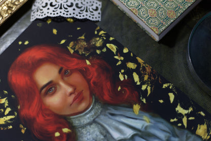 Burning Canvas - Luxury Postcard Print A5