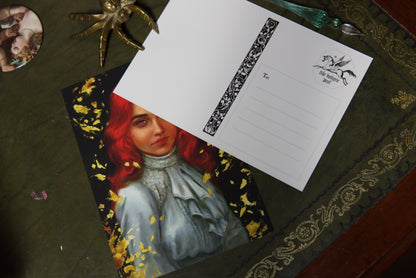Burning Canvas - Luxury Postcard Print A5