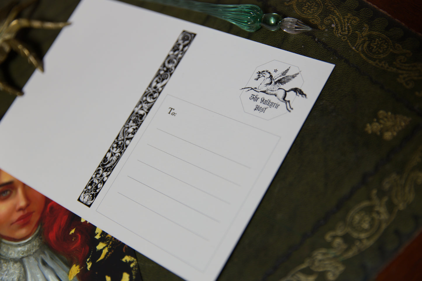 Burning Canvas - Luxury Postcard Print A5