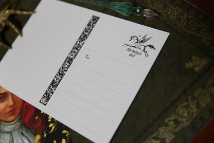 Burning Canvas - Luxury Postcard Print A5