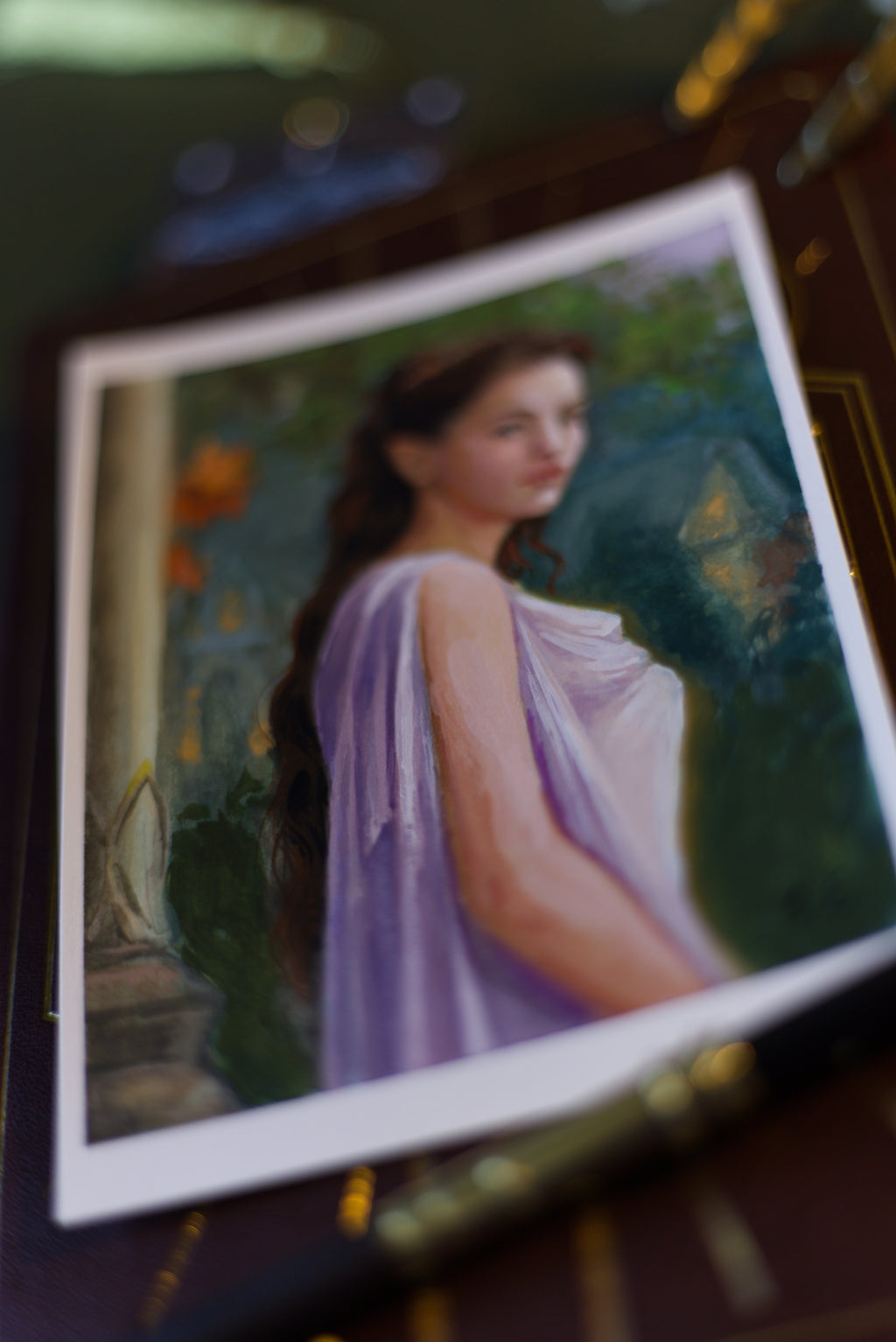 Arwen Study - Gouache painting