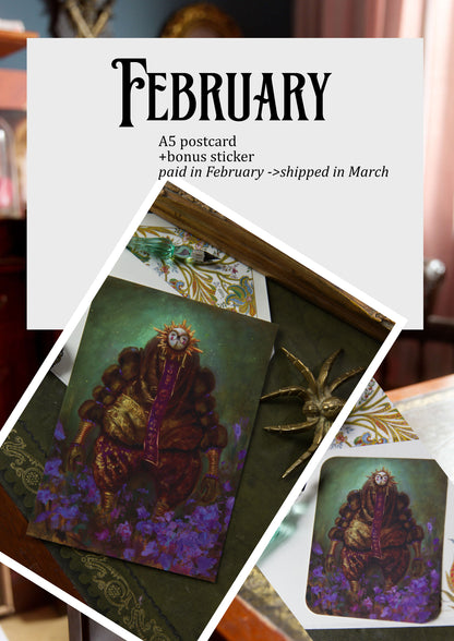 Luxury Postcard Print A5 -✨Druid's✨ Print Club